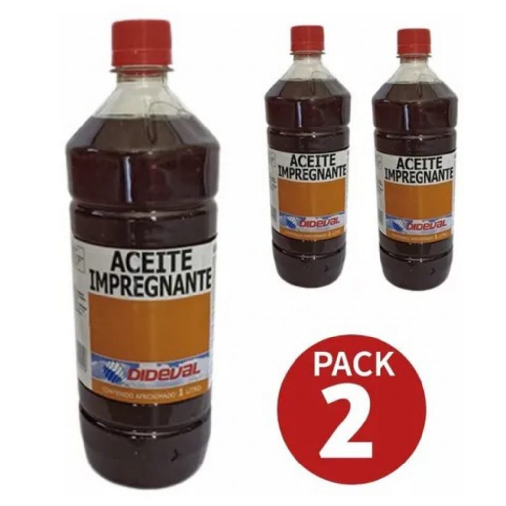 Aceite Impregnante Litro Protecci N Madera Pack Unid Work Led