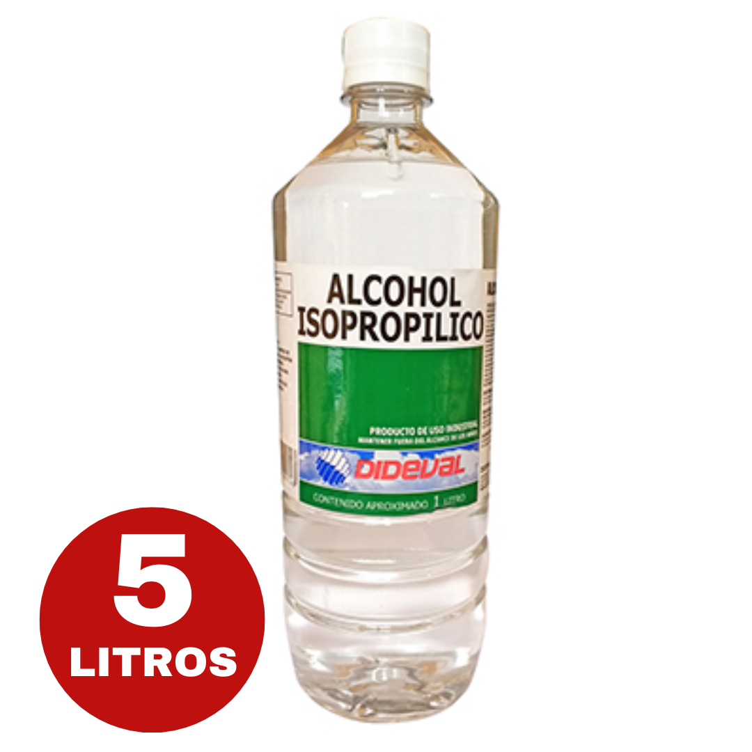Alcohol Isopropílico – bidon 5 litros dideval – Work LED